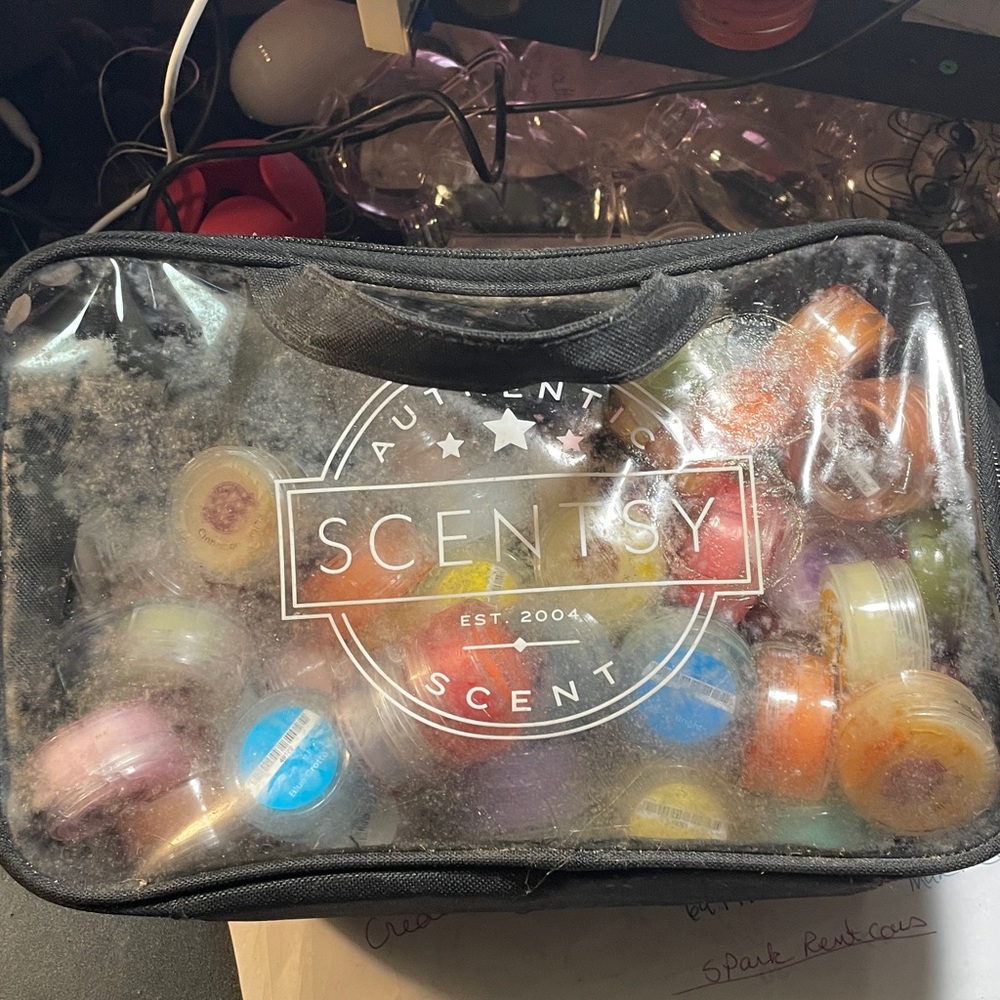 Scentsy Authentic Scent Wax Melts in Black Bag